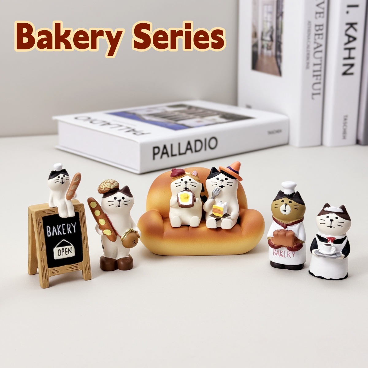 ZAKKA猫咪面包可爱软萌桌面办公小摆件 微缩拍摄道具饰品礼品礼物