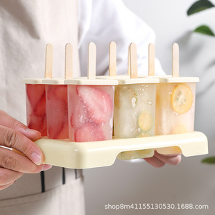 Food Grade Pp Ice Cream Model Ice Cream Model Dust-Proof and Odor-Proof with Lid Popsicle Mold Popsicle Mold Popsicle