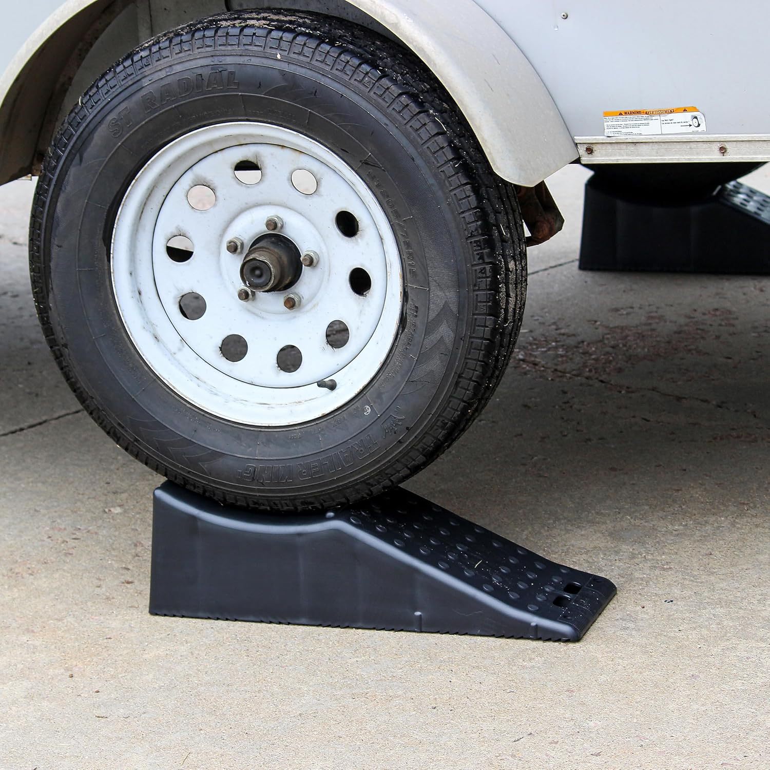 5.5inch Tire Lifters, Trailer Trucks, Rvs, Tire Ramps, Anti-Slip Portable Ramp Stoppers