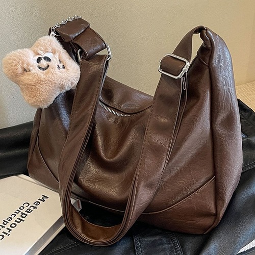 Bags Women's Tote Bag Large Capacity Autumn and Winter Can Be Weared Crossbody 2024 New Shoulder Bag Textured Commuting Bag