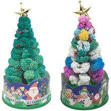 圣诞树浇水会开雪花纸树开花儿童玩具圣诞节装饰品摆件小朋友礼物