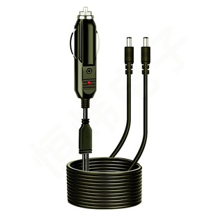 Supply 12v10A one-on-two heating seat cushion car charging Cup purifier heating Cup power cord cigarette lighter
