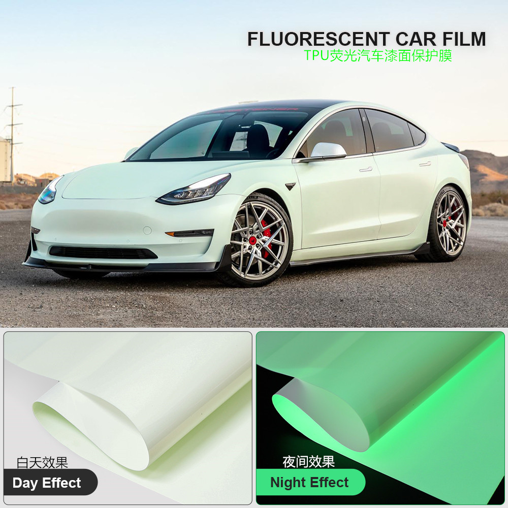 Qī Yī Shāng TPU Color Change Film Luminous Car Paint Protection Film PPF (Car paint protective film) - width-152m-x-length-15m