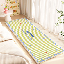 小清新纯色卧室仿羊绒床边毯保暖隔凉客厅地毯床下脚垫毛绒地垫子