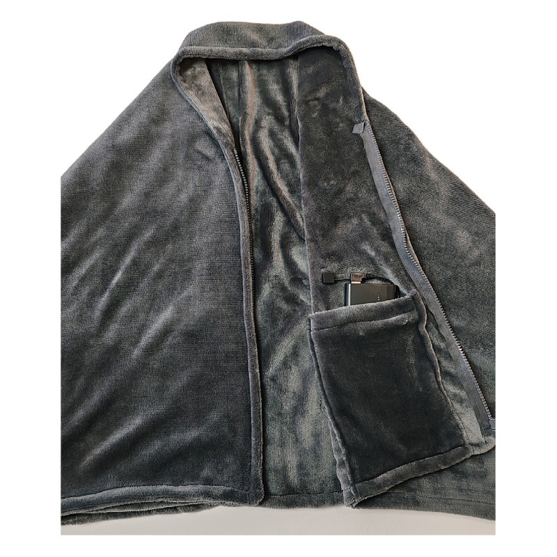 Manta eléctrica inteligente USB transfronteriza, manta cálida de franela, manta, manta, manta, manta para el almuerzo de oficina de ocio, manta a prueba de frío