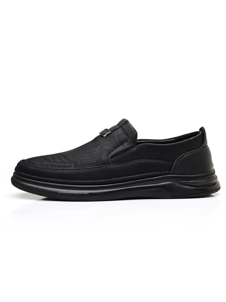 Giày lười nam da mềm mũi nhọn đế thấp chống trượt, kiểu mới phong cách casual — 998 chi tiết 8