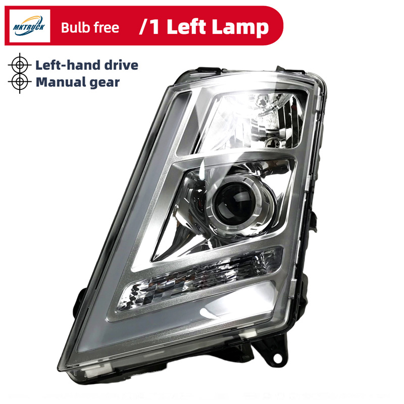 Lámpara izquierda Xenon Headlamp Lens