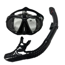 浮潜面罩 全干式潜水眼镜 呼吸管套装gopro小蚁相机 成人潜水镜