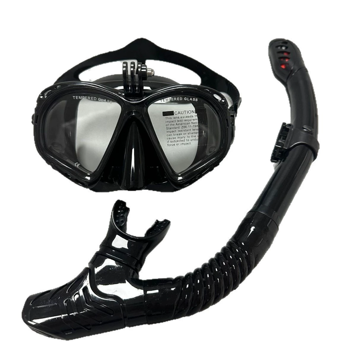 Маска для подводного плавания полностью сухие очки для дайвинга костюм с дыхательной трубкой GoPro Ant камера взрослые очки для дайвинга