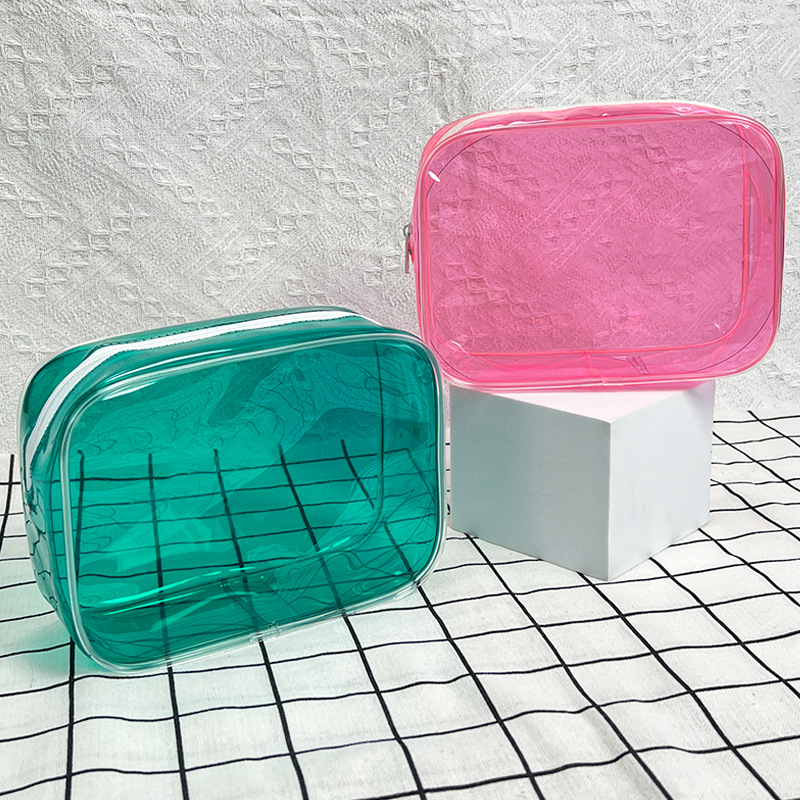 Transparent Cosmetic Bag, Water-Repellent Pvc Zipper Bag, Plastic Bone Storage Bag, Cosmetic Set Sample Storage Bag