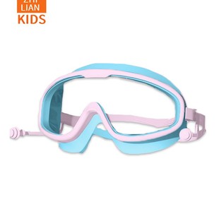 Trendy Dopamine Color Kidsren's Swimming Goggles Waterproof and Anti-Fog High-Definition Large Frame Swimming for Boys and Girls Swimming and Diving 3-14 Years Old