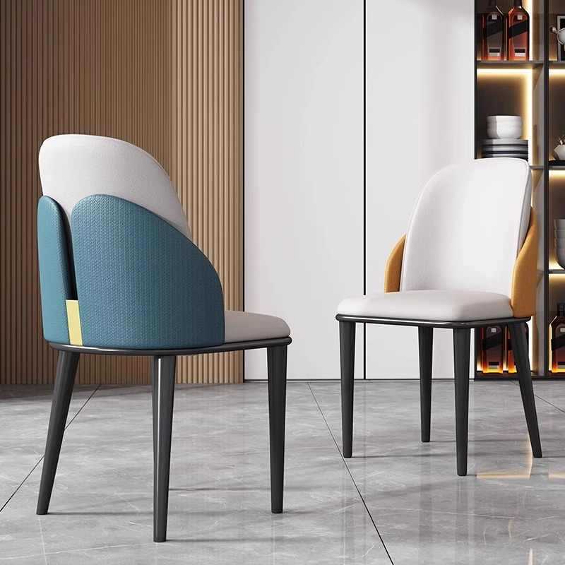 Home Armrest Dining Chair Modern Minimalist Sofa Dining Table and Chair Furniture Stool Hotel Room Special Backrest Chair