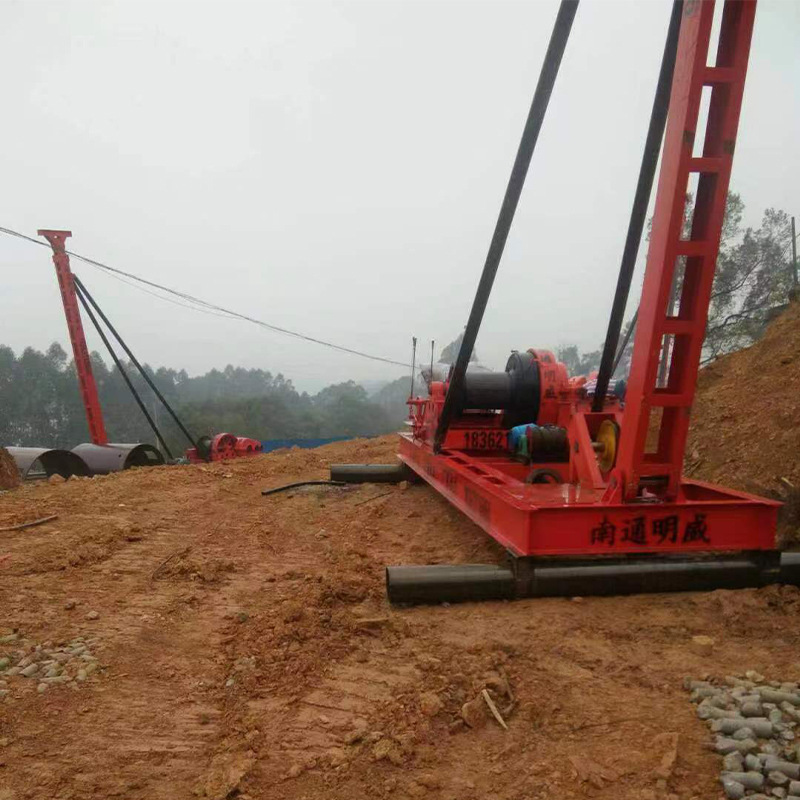 1米直径全套冲孔打桩机配置6吨卷扬机出租出售
