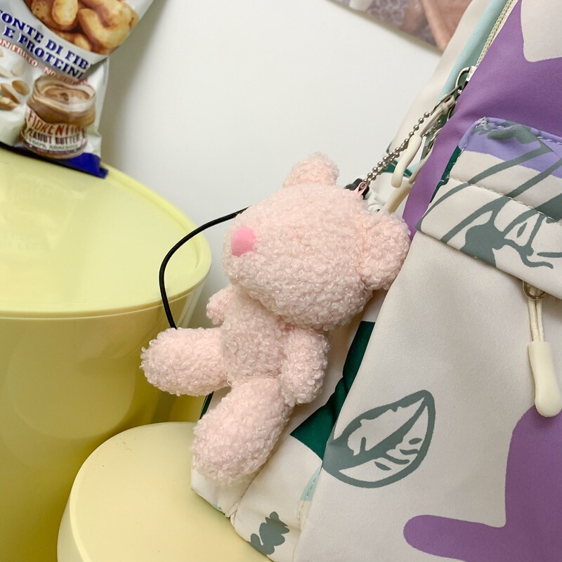 アニメのぬいぐるみのカバンのペンダントの卸売りのかわいいチークの熊の小さいペンダントのリュックサックのキーホルダーの屋台の商品の供給源|undefined