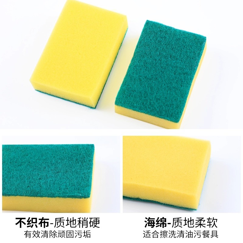 Hiestras para lavar platos especiales de cocina esponja de algodón para limpiar tela de limpieza blanca tazón de cepillo comercial cepillo de limpieza mágico bote de cepillo de limpieza al por mayor