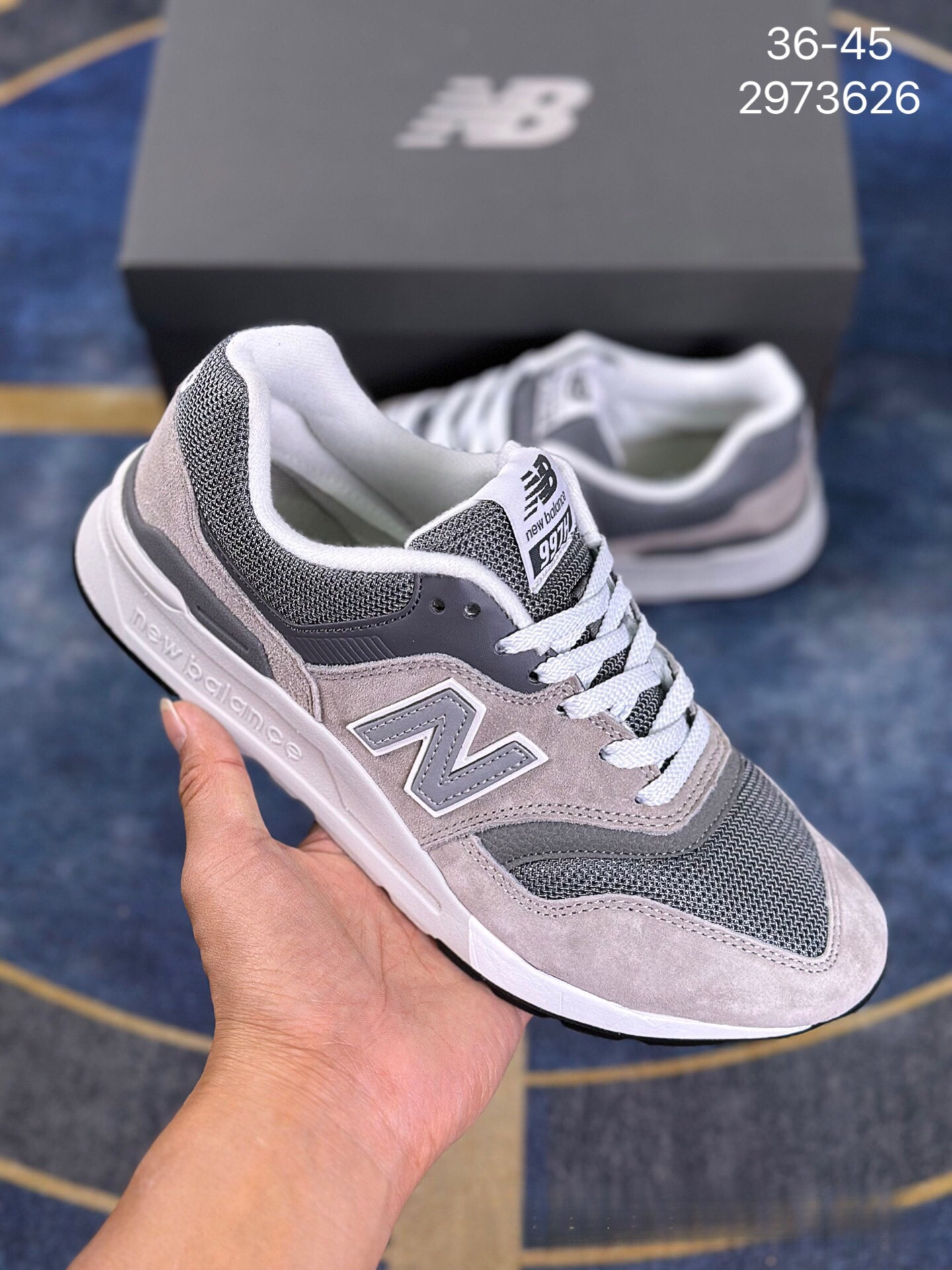 新百伦NB997R 莆田鞋纯原复古百搭低帮跑步鞋运动鞋银黑白老爹鞋