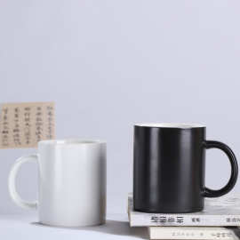 简约国际陶瓷马克杯办公室茶水咖啡牛奶杯商务活动礼品印制logo