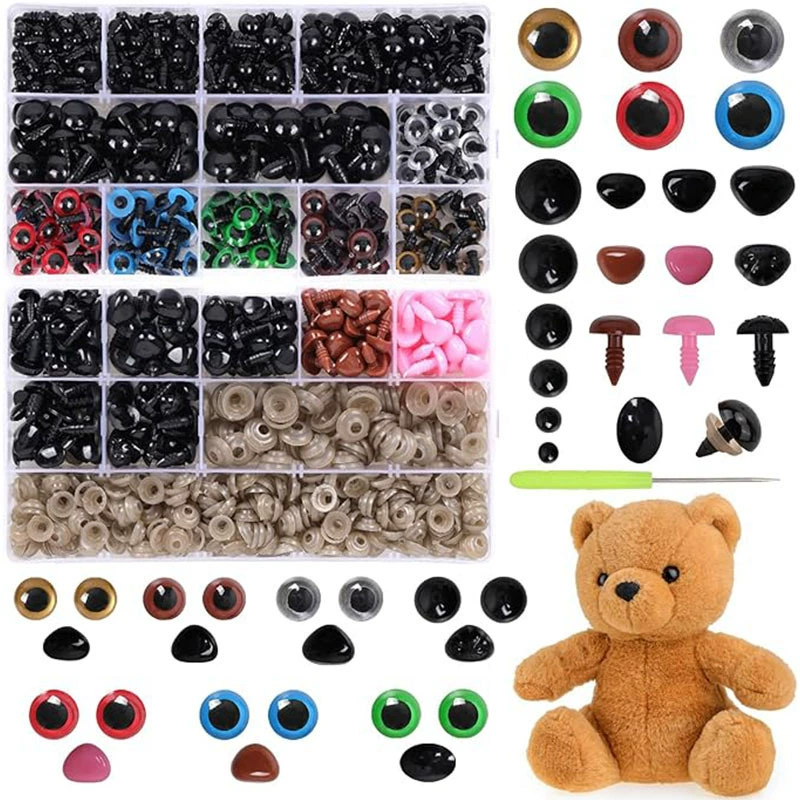 915 куклы глаз нос аксессуары кукла игрушка аксессуары ручной работы DIY треугольник овальная коробка