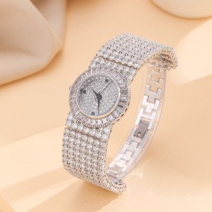 New fashion diamond round ladies watch pull free adjustment bracelet watch women's watch quartz watch wholesale