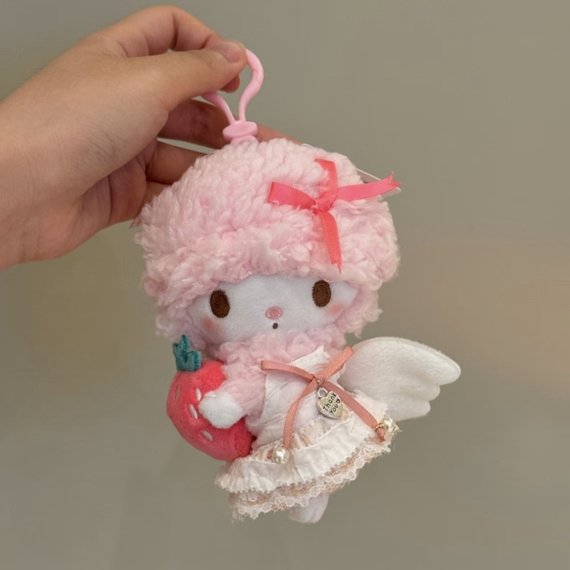本物のピアノ子羊コアラセット高価値バッグペンダントキーホルダーかわいいぬいぐるみペンダント|undefined