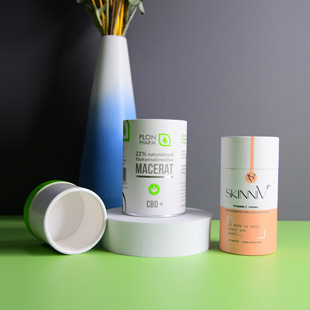 Customized Cylindrical Paper Can Food Packaging Can Sealed Can Kraft Paper Tube Box Can Print Logo