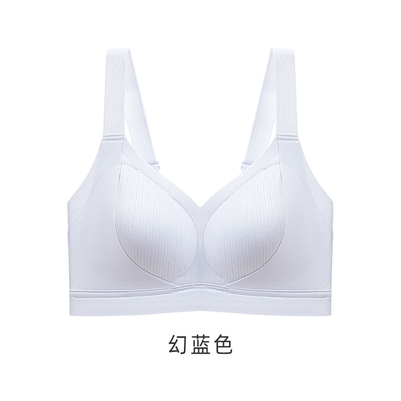 山茶花大码提拉聚拢软支撑无钢圈内衣女大胸显小收副乳文胸罩薄款|undefined