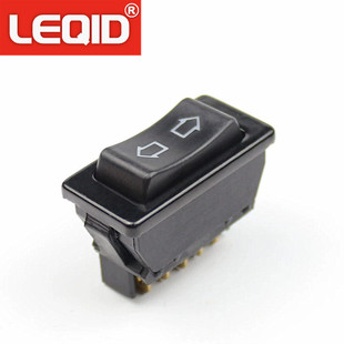 153-01 Car Rocker Switch Double Pole Double Throw Car Electric Window Glass Lifter Switch Row Plug
