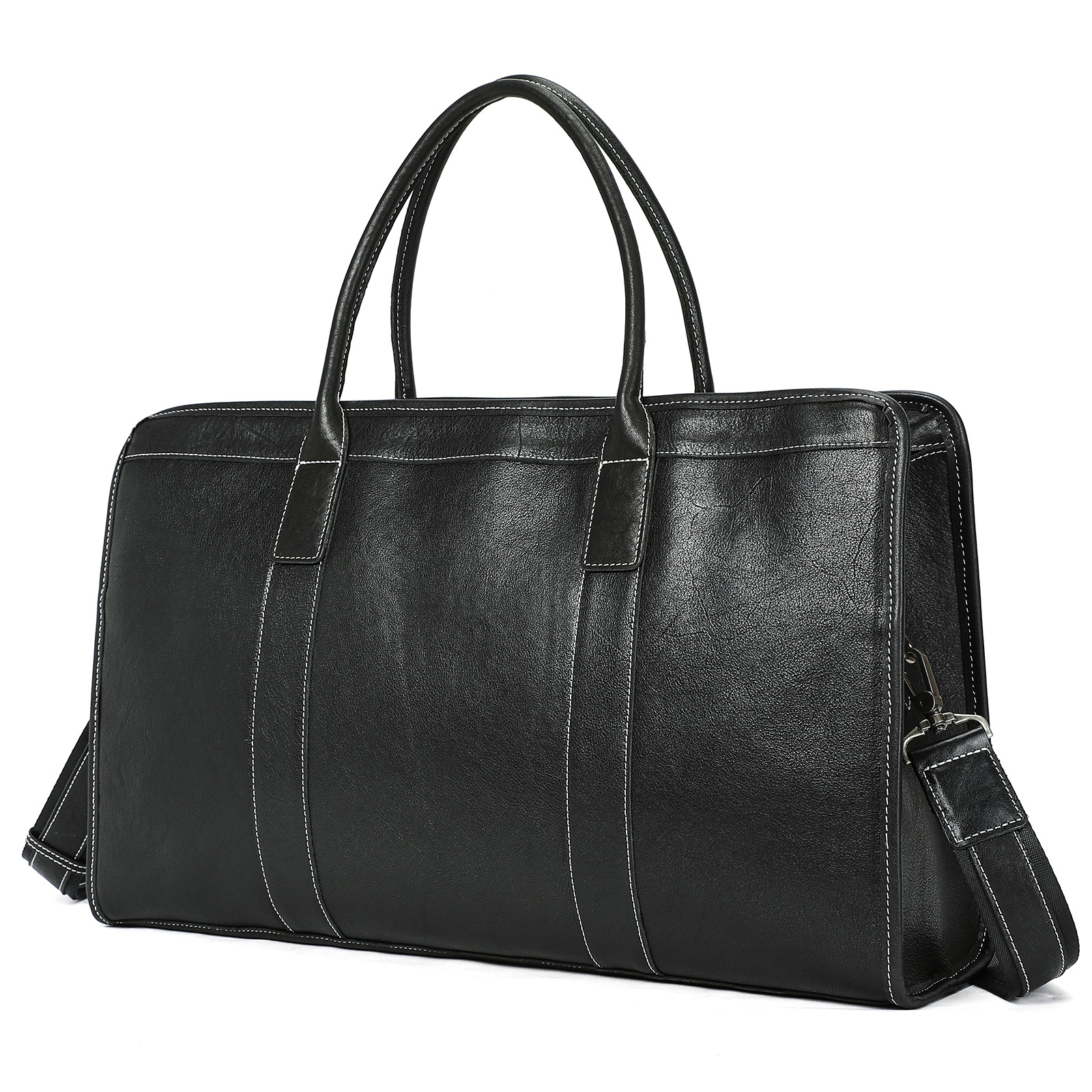 Elegante borsa da viaggio da uomo, borsa tote premium per palestra, borsa a tracolla per viaggi brevi, valigia unisex impermeabile e morbida con chiusura standard_voghion.com
