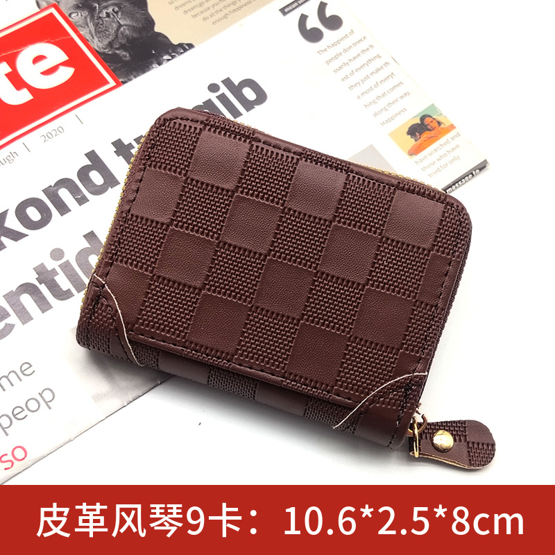 Bolsa de tarjetas de órgano para mujeres de gran capacidad multi-tarjeta anti-damagnetizado tarjeta de identificación para hombres de alto nivel cartera de tarjetas delgada