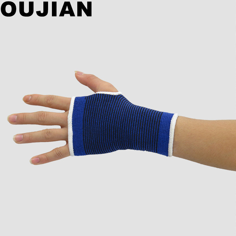 Equipo de protección de baloncesto de fútbol de protección de Palma deportes guantes de fitness de punto de algodón de poliéster para hombres y mujeres jóvenes Entrega al por mayor de fábrica