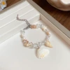 32# bracelet-white-shell-star