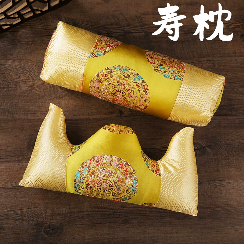 Подушка Shou, мужская подушка для головы, подушка для ног, подушка для ног императора, подушка с овечьим рогом, подушка для похорон, старик умер от подушки для мертвецов