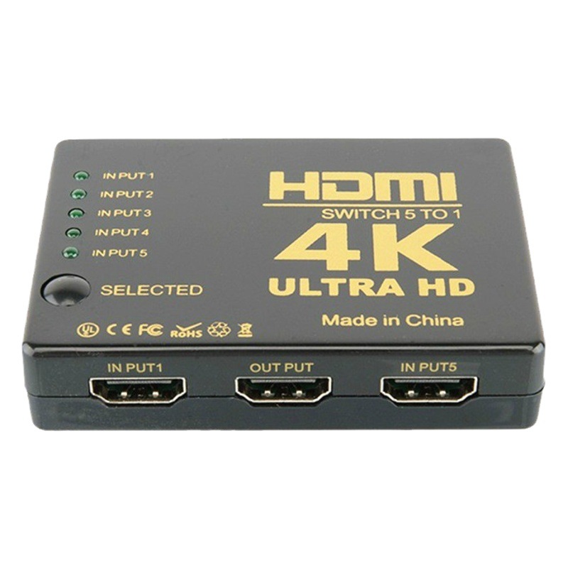 HDMI Switcher 4K * 2K tres en uno HD convertidor distribuidor 3 en 1 interruptor de control remoto
