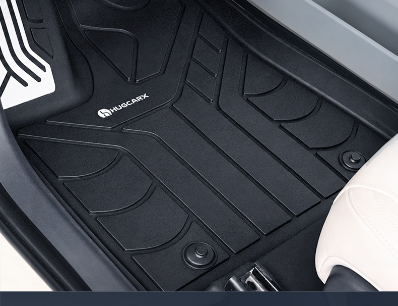 Cross-border universal car floor mats, injection-molded, 0 formaldehyde TPE car floor mats, anti-stain, easy to clean, wear-resistant