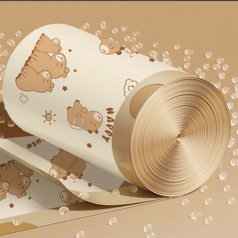 Bolsa de basura grande con cordón para el hogar, tipo de corte de color, bolsa de protección ambiental de plástico engrosada y explosiva para el hogar