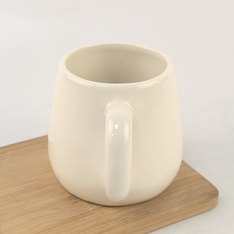 Inventario lindo pareja 3D estereoscópico pájaro de cerámica taza de agua creativa taza de animales 3D blanco puro