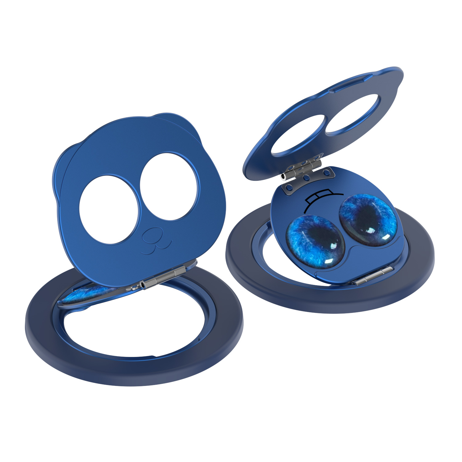 Nuevo doble plegable Panda Magnetic 360 soporte de teléfono móvil giratorio brazalete magsafe soporte de metal de escritorio