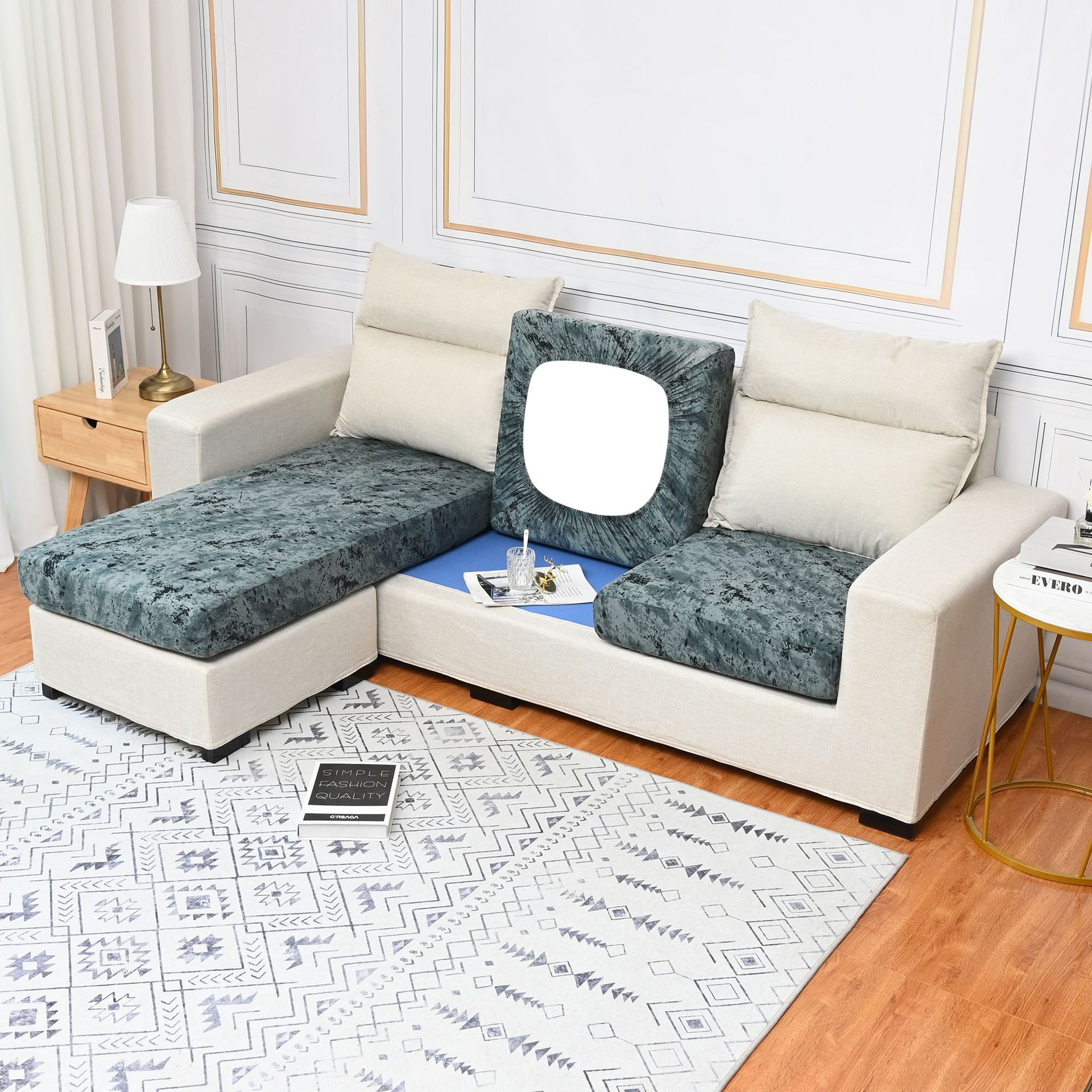 Salpicaduras de tinta, negro y gris