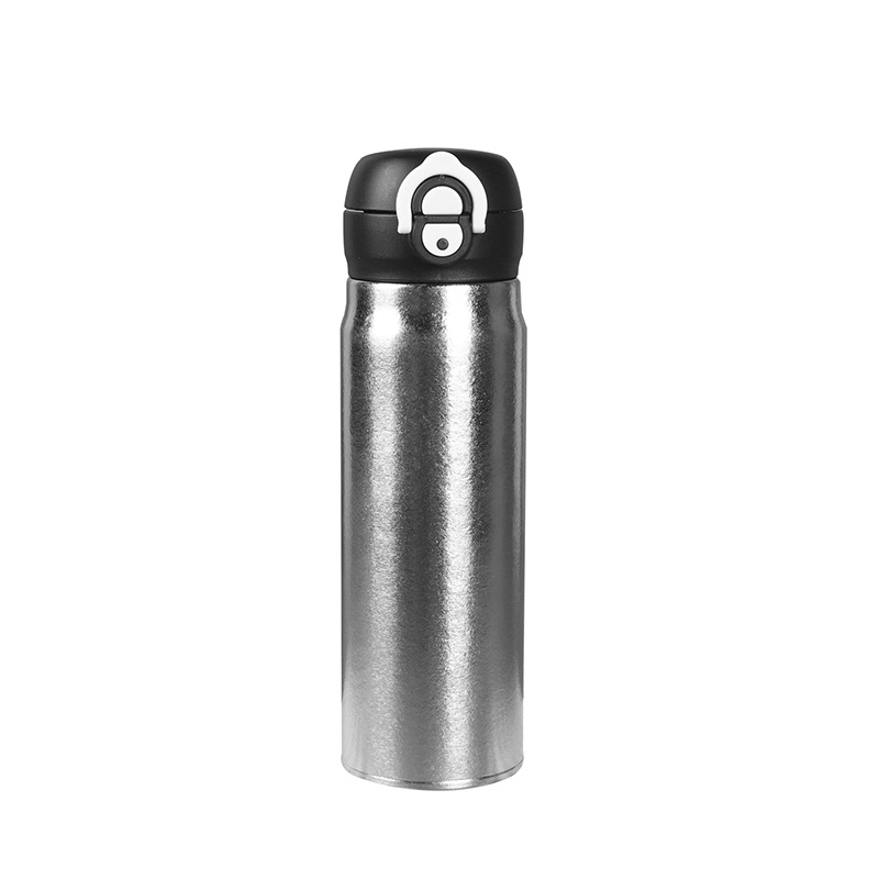 Tapa de aislamiento térmico con tapa de rebote simple de titanio puro, taza de agua portátil para automóvil de sensación avanzada, taza de titanio antibacteriano para exteriores
