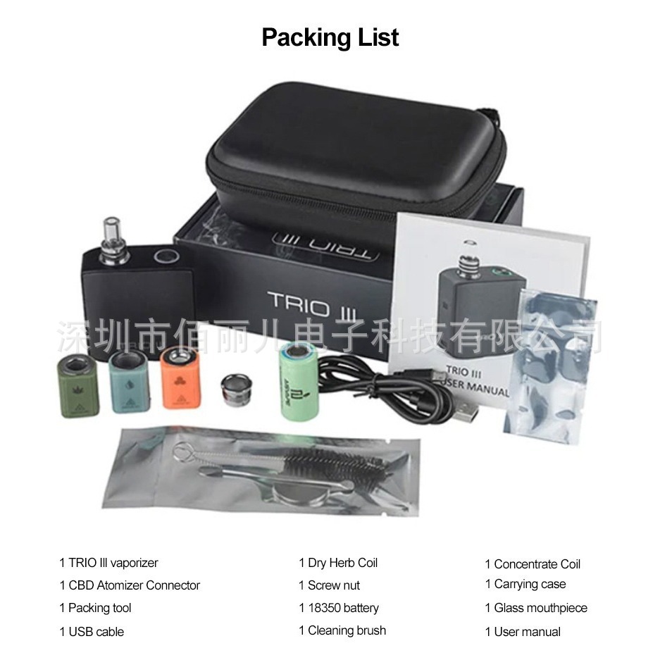 NIU PRO WAX Herb Vaporizer kit 3 in 1