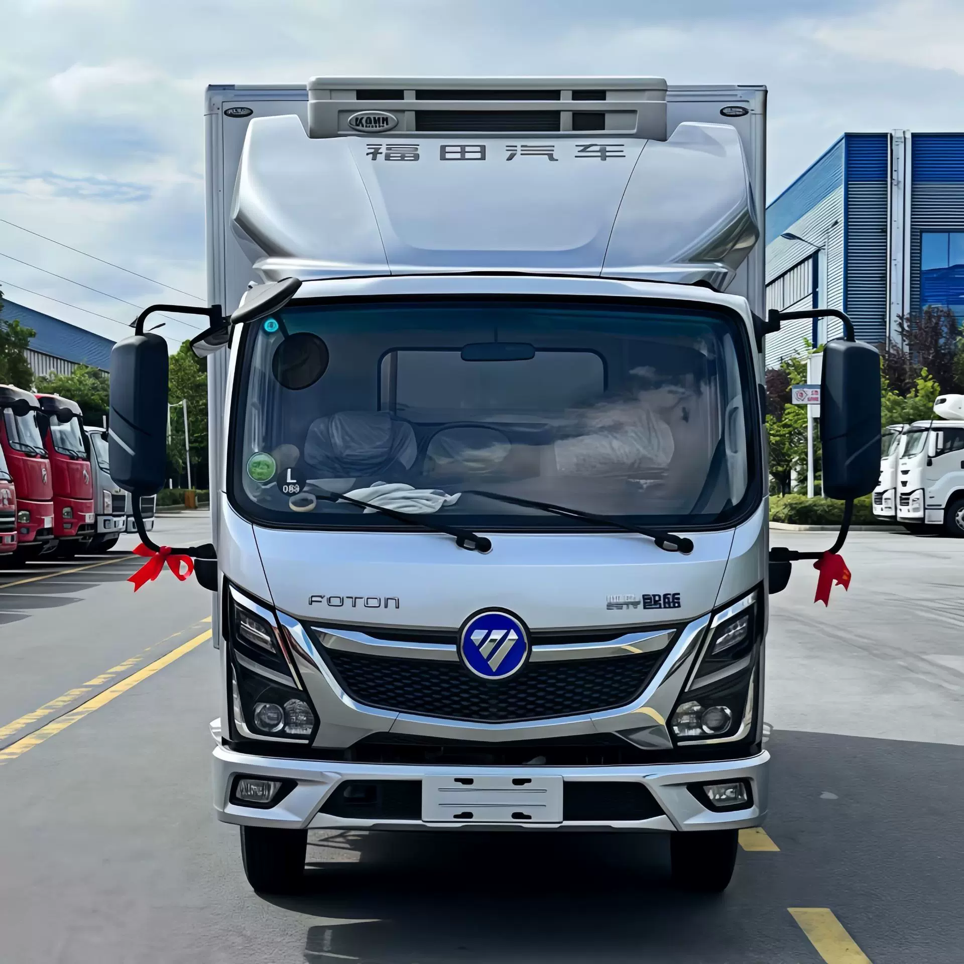 4.2米福田欧马可智蓝混动冷藏保温车冷藏车电动制冷机混动冷藏车