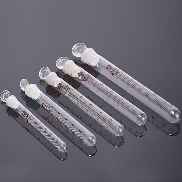 实验仪器 10ml，15ml，25ml，50ml具塞刻度试管 玻璃试管