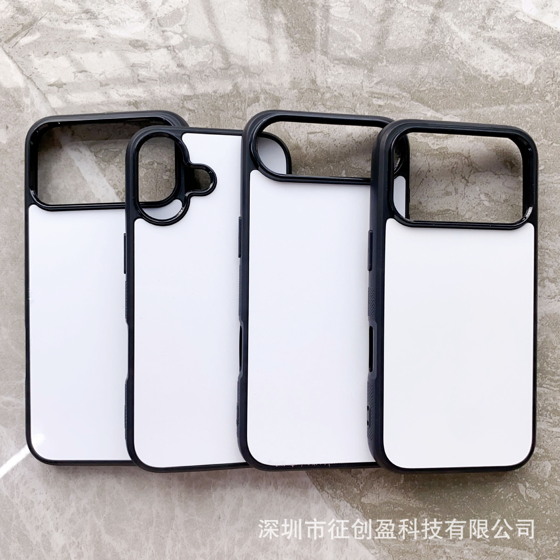 Funda protectora para teléfono con lámina de aluminio de transferencia de calor, compatible con la serie Apple 17, 2DTPU+PC, tablero perlado dos en uno