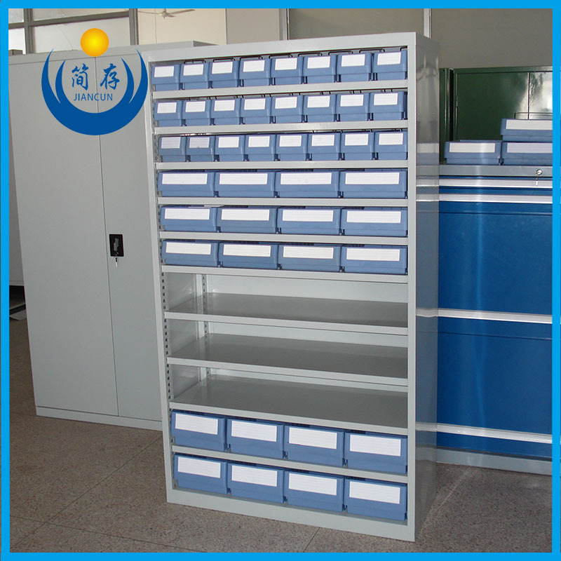 厂家工业多功能物料盒架 物料盒柜  分类盒置物柜 可调层板铁皮柜