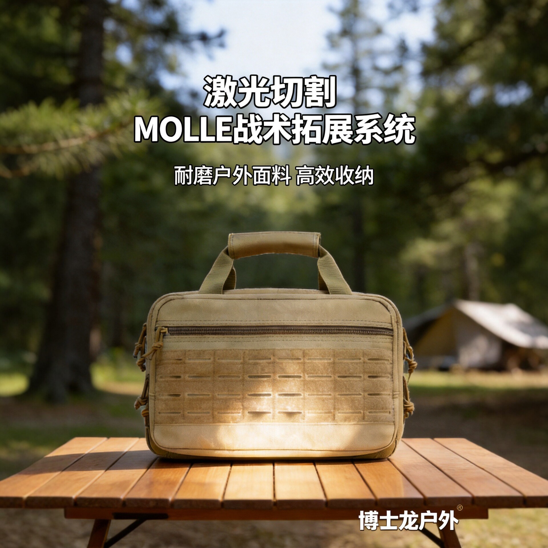博士龙户外激光切割MOLLE战术手提包多功能 EDC工具收纳户外装备