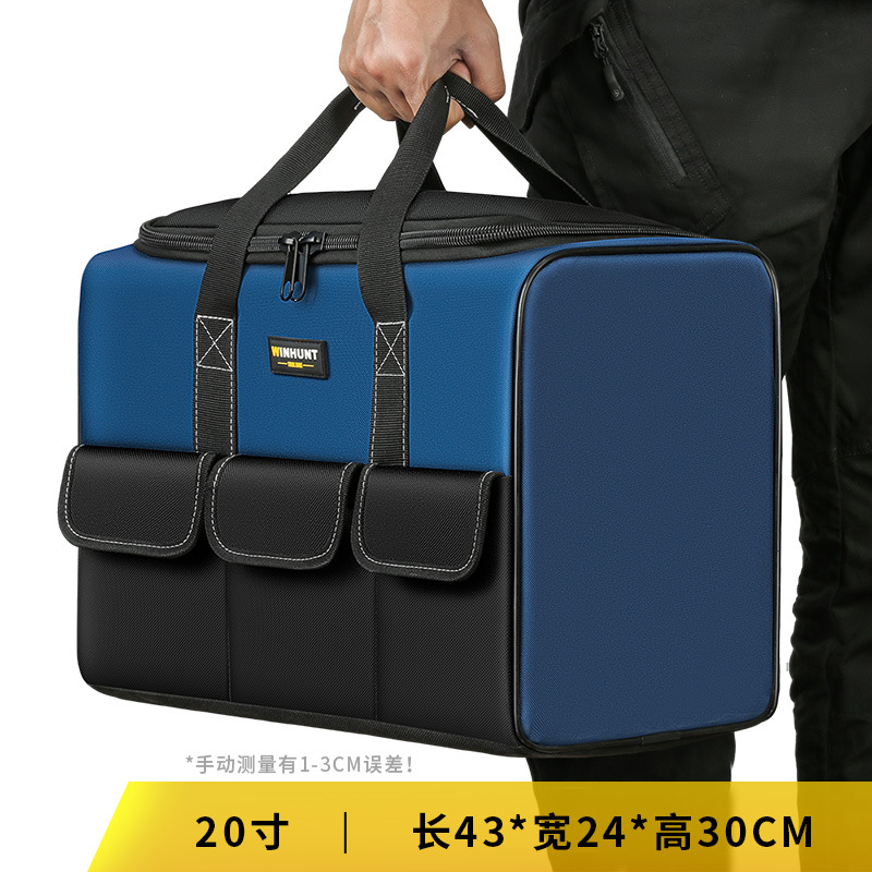 Kit de herramientas especial para electricistas de Changshengke, lona resistente al desgaste gruesa y multifuncional bolsa de herramientas de almacenamiento de hardware