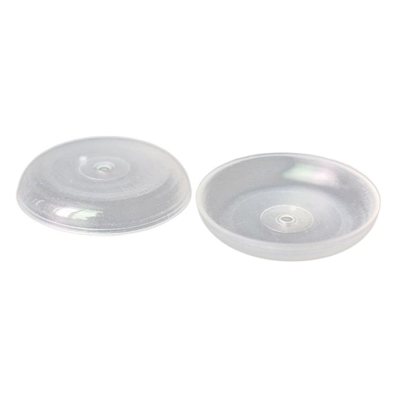 Fábrica al por mayor de plástico redondo bandeja de la vela anti-goteo cera accesorios PP transparente sanitario titular de la vela con agujeros