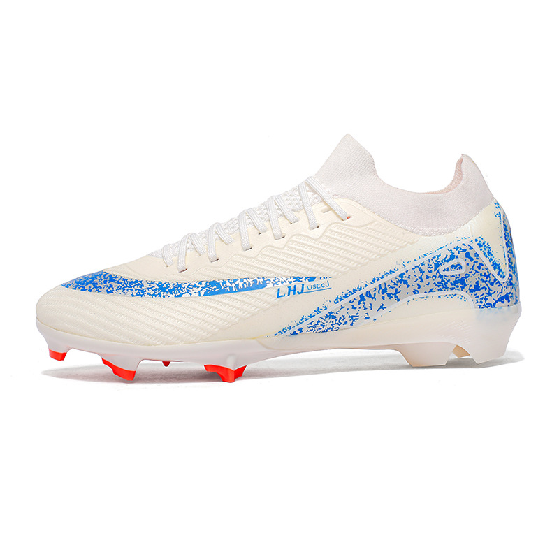 2025 nuevos zapatos de fútbol transfronterizos para hombres y mujeres de baja altura estudiantes de competición del campus zapatos de clavos cortos largos una generación de adolescentes