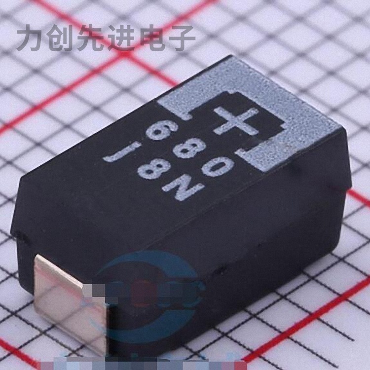 6TPE680MI 参数 680uF(687) ±20% 6.3V 钽电容