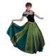 Frozen Anna Princess Cos Princess Anna Embroidered Dress Anime cosplay